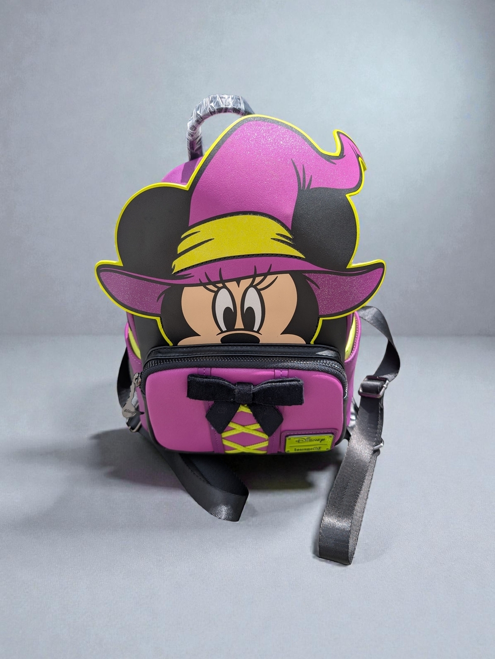 Loungefly Disney Minnie Mouse Witch Glow-in-the-Dark Mini Backpack (NWT) - Picture 2 of 6